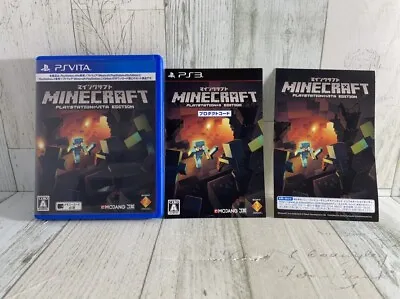 PSVita Minecraft Sony PlayStation Vita Japanese Version Used Game • £11.86