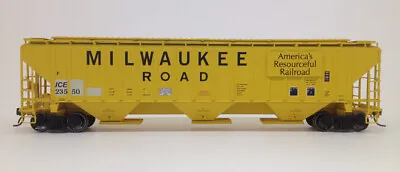 PRAIRIE SHADOWS HO ACF 4750 3 Bay Covered Hopper ICE/ex Milwaukee 'Patch' • $39.99