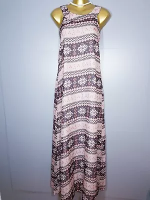 £4.99 • Buy Bnwt New The Collection Long Maxi Dress Size 14 Fairisle Beige 56  P900
