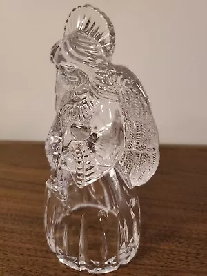 Mikasa Crystal Angel With Trumpet Candle Holder Vintage Christmas Holiday • $7.99