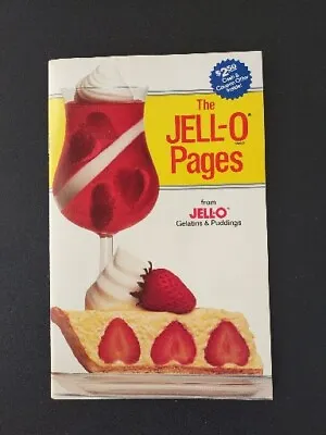 The JELLO Pages - Snacks Salads Desserts Pamphlet Cookbook 1987 W/ Coupon Offer • $7.50