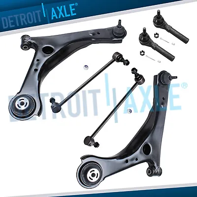 6pc Front Lower Control Arm Ball Joint Tie Rod For 2008-2016 Dodge Grand Caravan • $109.62