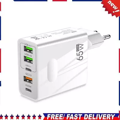 PD65W Charger Cell Phone Lightweight Charger Adapter For IPhone 14 (EU White) UK • £8.75