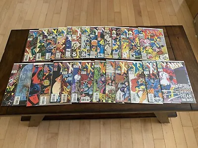 90s X-Men By Lobdell/Nicieza Mix Lot Of 28 Books Including Some Crossover Issues • $50