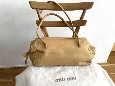 Miu Miu  Leather Bag • $166.26