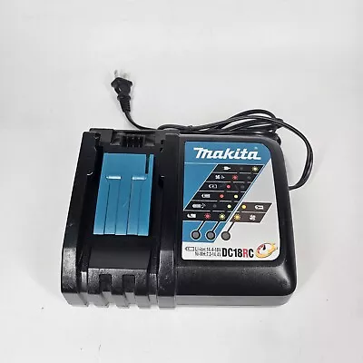 Makita DC18RC 7.2V - 18V LXT Lithium Ion / Ni-MH Rapid Battery Charger Genuine • $14.99