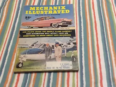 Mechanix Illustrated October 1955 President Eisenhower's New Plane • $12