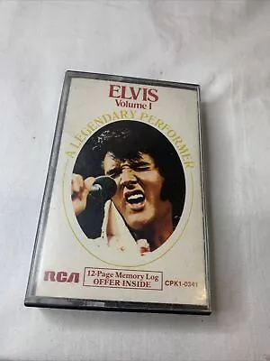 ELVIS PRESLEY Volume 1 A LEGENDARY PERFORMER Cassette Tape 1973 RCA Records • $8.06