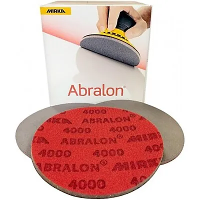 Mirka Abralon 6 Inch (150mm) Sanding Pads - 4000 Grit - 50 Pack  • $159