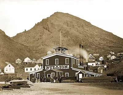 1877 Bullion Mine Virginia City Nevada Vintage Retro Photo Picture Print 8x10 • $13