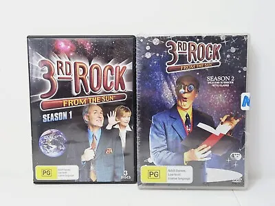 3rd Rock From The Sun Complete Seasons 1 & 2 DVD 7 Diec Set Region 4 Like New • $34.95