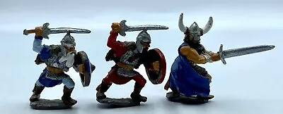 RAFM Miniatures - Barbarian Warriors Norse Fighter Viking Lot X 3 Painted D&D • $12.95