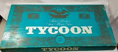 Vtg 1966 TYCOON STOCK MARKET BOARD GAME Parker Bros CLEAN & COMPLETE • $27.50