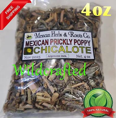 Chicalote Mexican Prickly Poppy Satyanashi Argemone Mexicana 4oz  Windcrafted • $12.99
