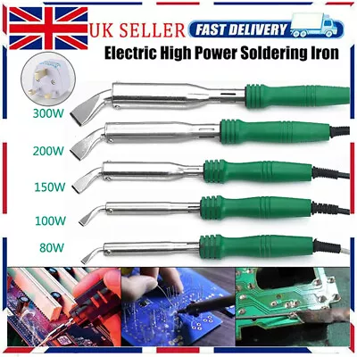 £18.39 • Buy 80W-300W Soldering Electric Iron Plastic Handle Electronic Welding For Workshop