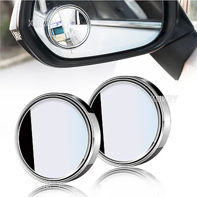$7.99 • Buy 2x Blind Spot Mirror Universal 2  Wide Angle Convex Rear Side View For Car Auto