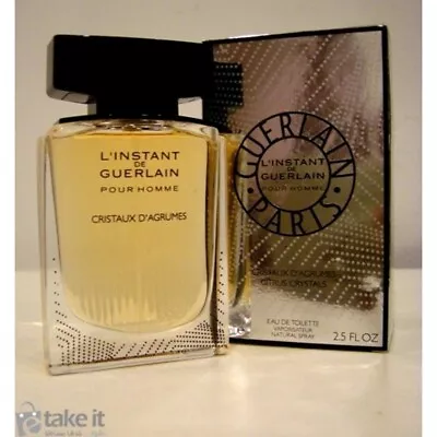 L'INSTANT DE GUERLAIN POUR HOMME CITRUS CRYSTALS 2.5 Oz EDT • $119.99