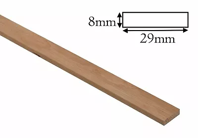 Solid Oak Threshold Strip Edging Stripwood American White Oak Trim Wood PSE • £8.46