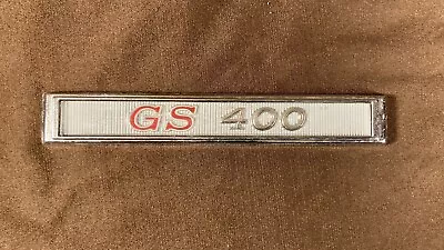 Vintage Original Metal GS 400 Emblem BUICK 1960s 1970s • $68.65