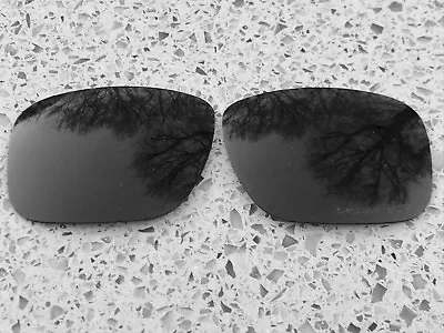 Etched Polarised Onyx Black Replacement Lenses For Oakley Holbrook • £12.99