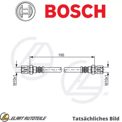 BRAKE HOSE FOR OPEL CORSA/TR/CC/box/hatchback/combo/caravan/station 1.0L • $24.62