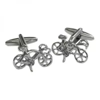 £11.99 • Buy Racing Bike CUFFLINKS Cycle Cruise Party Tour De France Cyclist Birthday Present