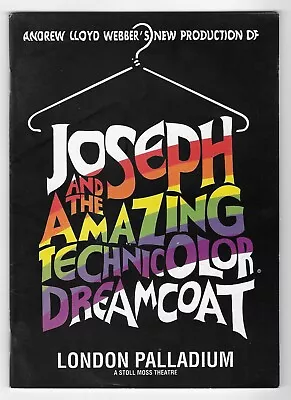 Joseph & The Amazing Technicolour Dreamcoat Programme Jason Donovan 1991 • £9.99