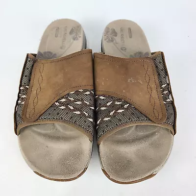 Merrell Lilyfern Bracken Leather Slide Comfort Sandal J89102 Women's Size: 10 • $22.49