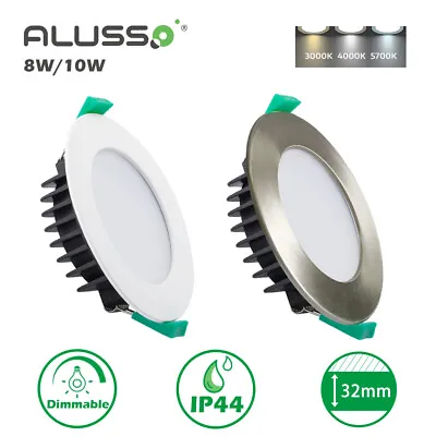£43.99 • Buy LED Recessed Ceiling Panel Down Lights 8W 10W Ultra Slim CCT Dimmable Spot Light