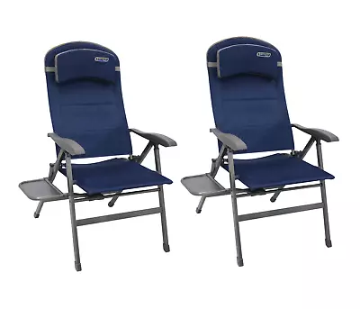 Quest Comfort Chair Ragley Pro With Side Table Camping BBQ Outdoors Sports • £154.24