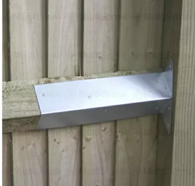 £11 • Buy 8pack 300mm ARRIS RAIL BRACKETS GALVANISED FENCE POST SUPPORT FENCING BRACKET