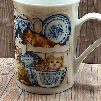 Masterpiece Collection Kittens On Shelves Mug • $15