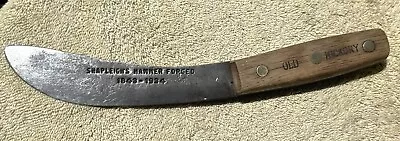 Vintage Old Hickory Snapleigw's - 1843-1934 Carbon Steel Curved Butcher Knife • $47.89