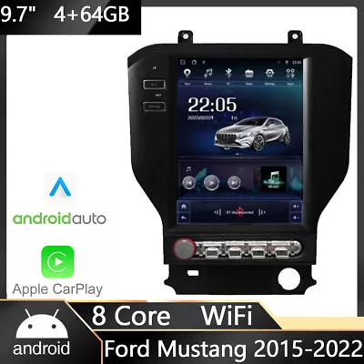 9.7  Android Tesla Screen Car Radio Gps Navigation For Ford Mustang 2015-2022 • $550