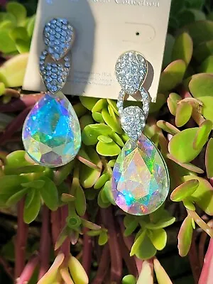 Ab Crystal Earrings  • $15