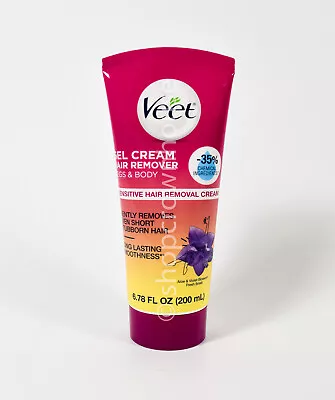 Veet Gel Cream Hair Remover Legs & Body Sensitive Removal 6.78 Fl Oz 01/2025 • $10.99