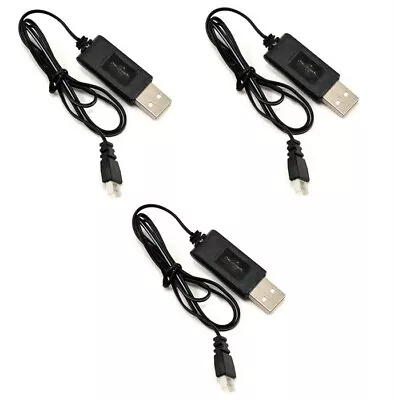 Micro Drone Quad Rotor H107-06 3.7V USB Battery Charger Any MAh Auto 3 Pack • $10.95