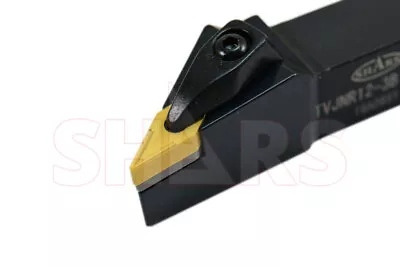 SHARS 5/8x4-1/2 RH TVJN T-TYPE CLAMP INDEXABLE PROFILING TOOL HOLDER VNMG NEW P] • $32.95