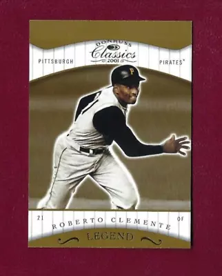 2001 Donruss Classics Legend #183 Roberto Clemente Baseball Card 582/1755 • $6.75