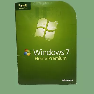 Microsoft Windows 7 Home Premium Upgrade 32 Bit & 64 Bit. • $29.90