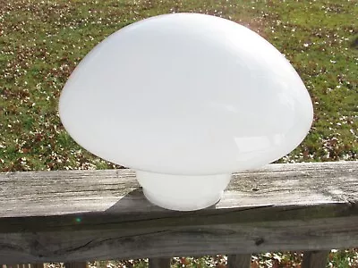 ATOMIC UFO MUSHROOM Schoolhouse INDUSTRIAL Hanging CEILING LIGHT - Globe ONLY !! • $50