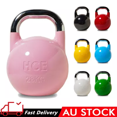 8kg - 32kg Pro Competition Grade Steel Kettlebell Weights Workout Home Gym • $187.90