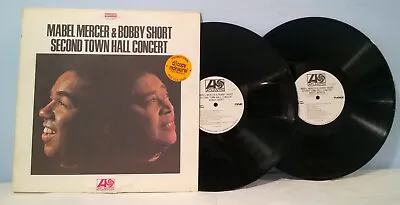 MABEL MERCER & BOBBY SHORT Second Town Hall Concert '69 Atlantic 2LP CSG DJ MONO • $15