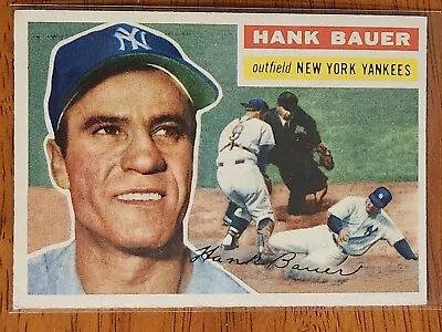 1956 Topps Hank Bauer #177 Gb Ex/Mt • $19.99