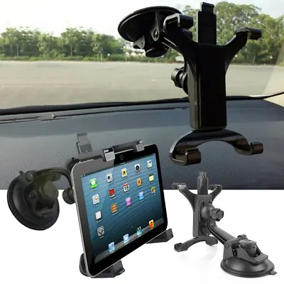 $13.99 • Buy For Apple Ipad 360°Rotating Tablet Bracket Windshield Mount Holder Car Stand New