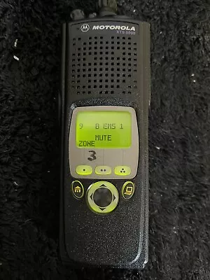 Motorola Radio XTS5000 Model 700/800 MHz P25 H18UCF9PW6AN W/ BatteryAntenna • $107.96