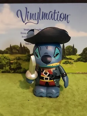 DISNEY Vinylmation 3  Park Set Pirates Mickey Friends Stitch As Captain Barbosa • $27.99