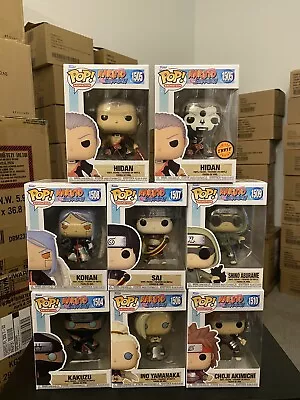 Naruto Shippuden Funko Pop! Complete Set S12 (7pops) With Hidan Chase - All Mint • $119.99