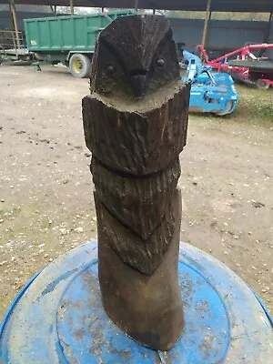 £45 • Buy Great Gift Idea Sussex Chainsaw Carvings Elm Owl Home Or Garden Wooden Sculpture
