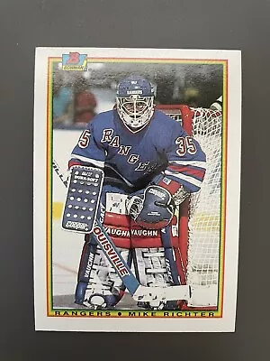 1990-91 Bowman Mike Richter #218 Rookie RC • $1.65